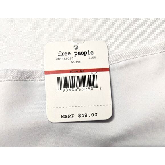 Free People White Cami Tank Top Size XS 0/2 - Picture 6 of 8